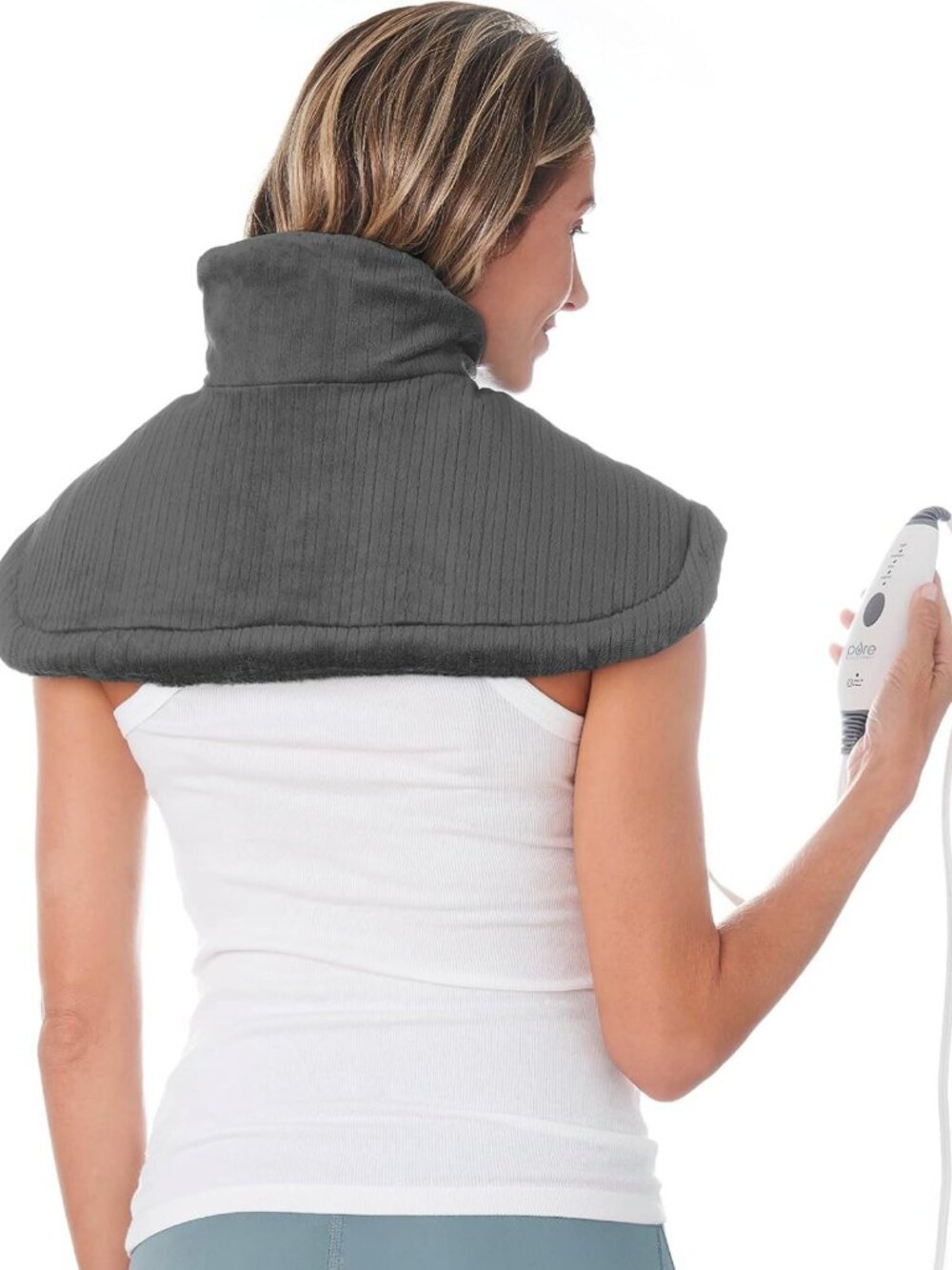 Cozy Neck & Shoulder Heating Pad with 4 Adjustable Heat Settings for Pain Relief